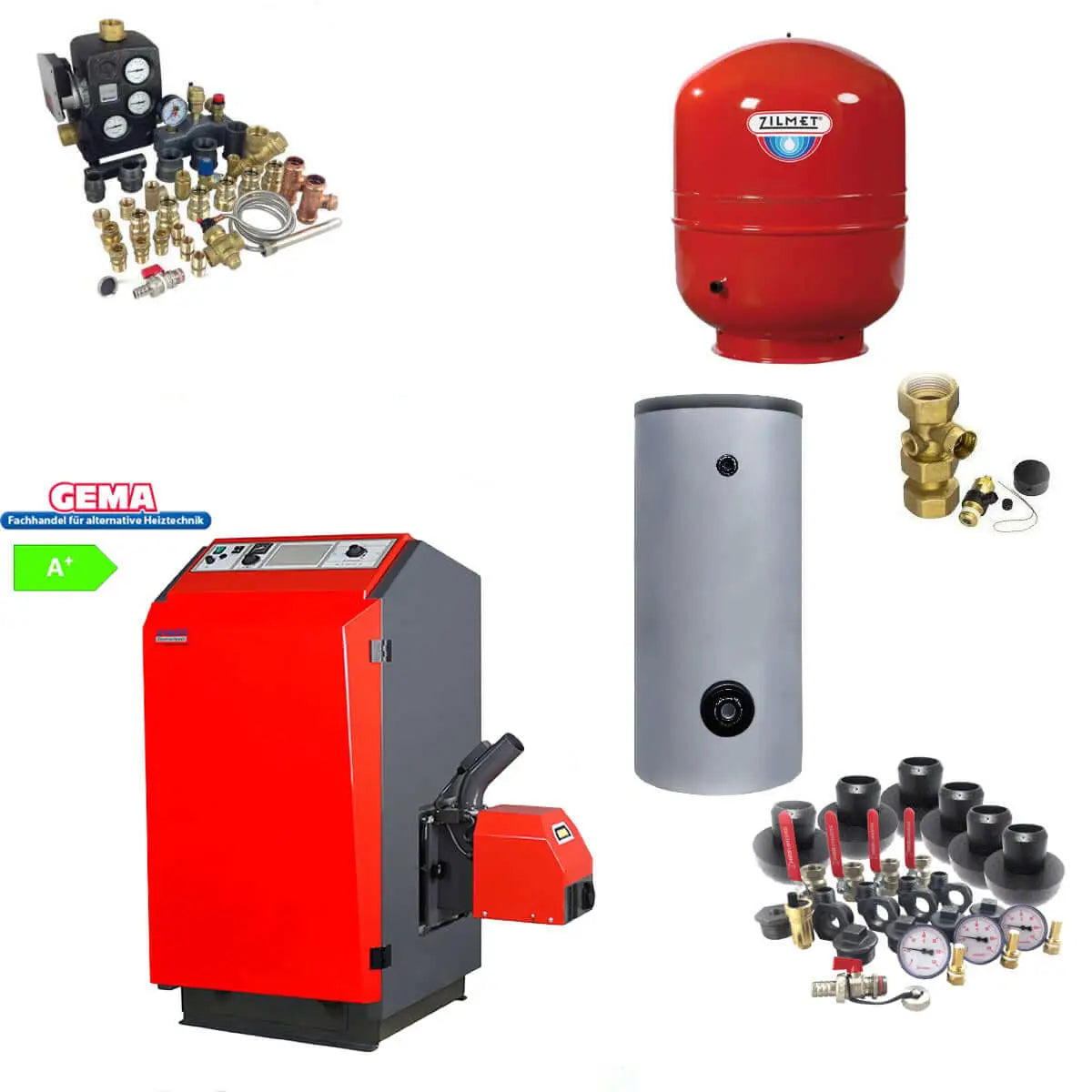 Heikessel plus Pufferspeicher ohne WT.