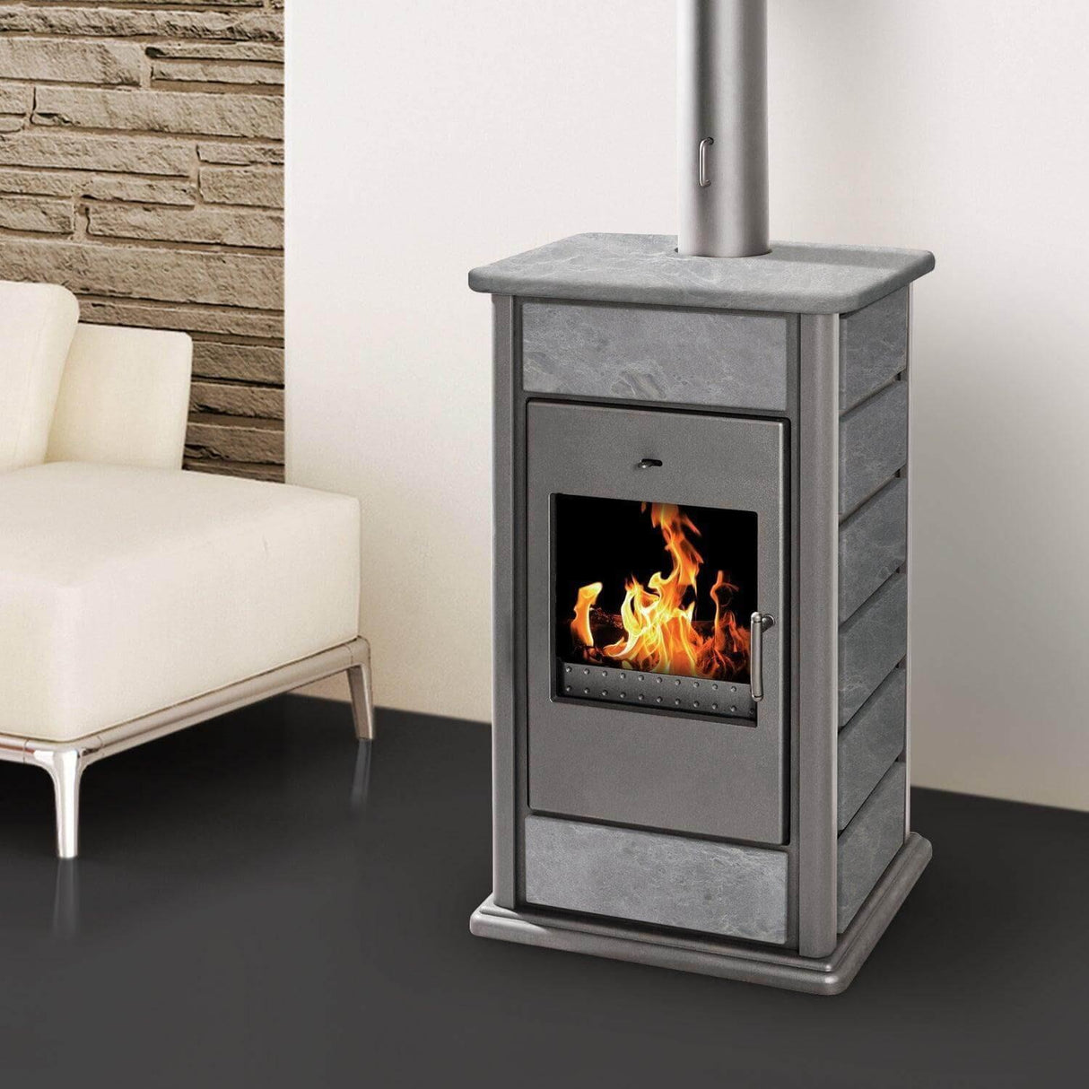 Kaminofen wasserführend -Alicante von Schmitzker 14,5 kW.