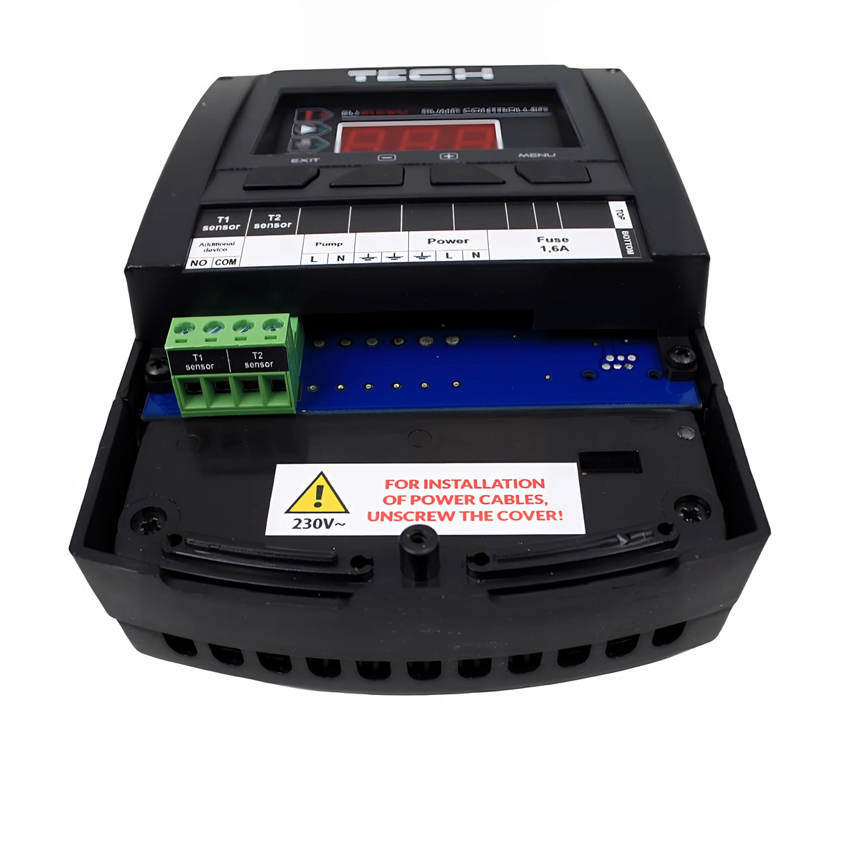 Kontroler różnicy temperatury technologii EU-21 CWU z wyświetlaczem LED