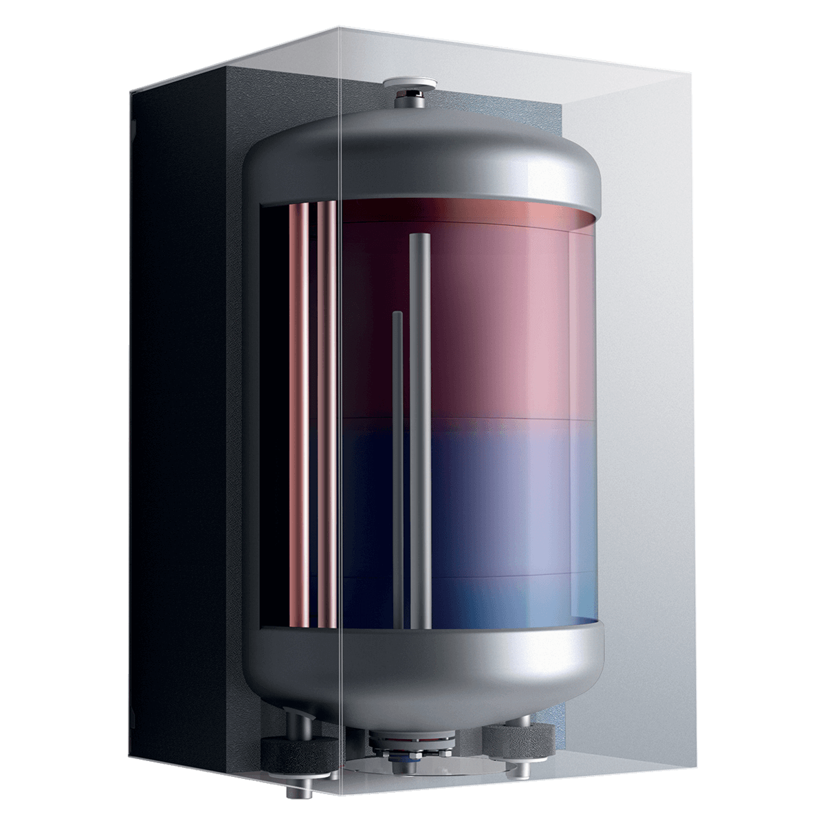 Vaillant Gastherme + Speicher + Regelung.