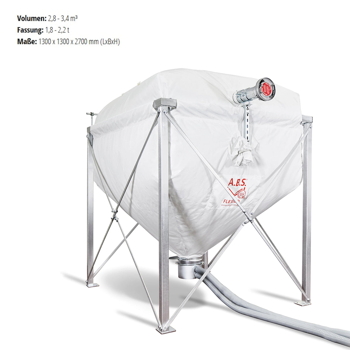 A.B.S. Silo de pellets padrão Flexilo