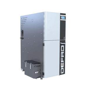 Defro Epsilon F Pelletkessel 20 kW mit autom. WT-Reinigung und Ascheaustragung.