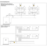 Válvula de alivio de presión diferencial ajustable con escala de grados