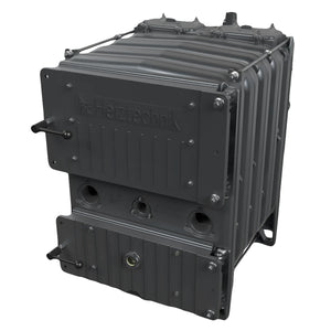 Grauer Gussheizkessel IBC GK-7k-öko 36 kW, nachhaltige Heizlösung für Holzvergaserkessel
