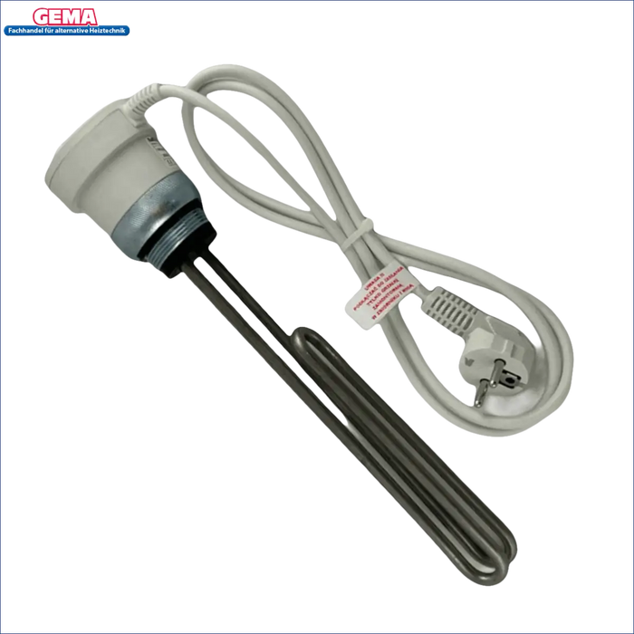 Immersionsheizer mit Stromkabel und Stecker für Durchlauferhitzer MDC 230 plus 2 kW Heizstab