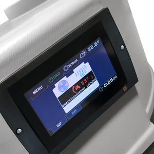 Digitalanzeigenbild der Brauchwasser Trinkwasser Heizungs Wärmepumpe DROPS M4.1D mit a15 w10-55, energielabel drops und