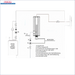 Diagramm eines Zentralheizungssystems für den Durchlauferhitzer MDC 400 plus
