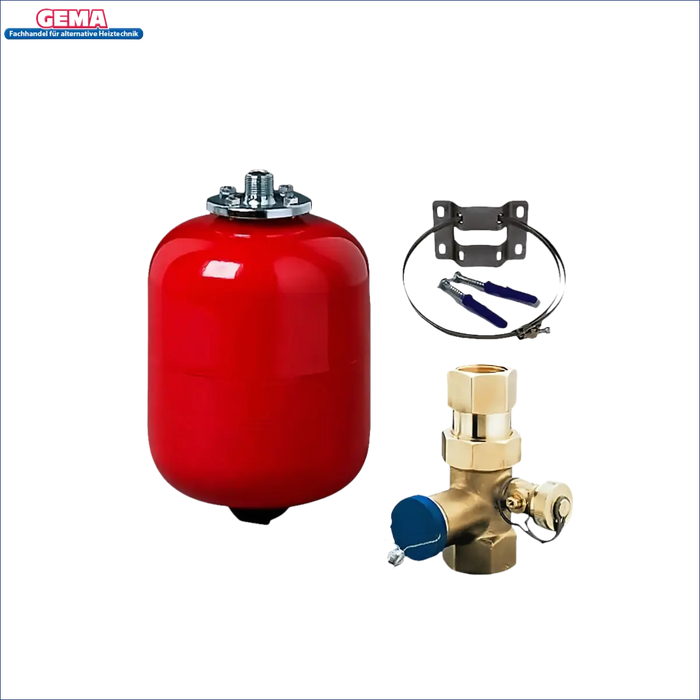 Plumbing expansion tank and valve kit für Thermoflux Pelling 35/150 ohne WT
