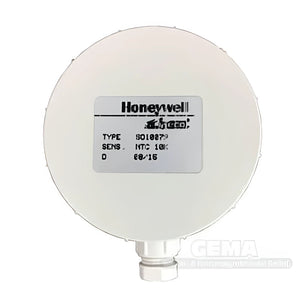 Runder weiße Honeywell Außentemperaturfühler SO10079U für Viadrus K4 Gasthermen