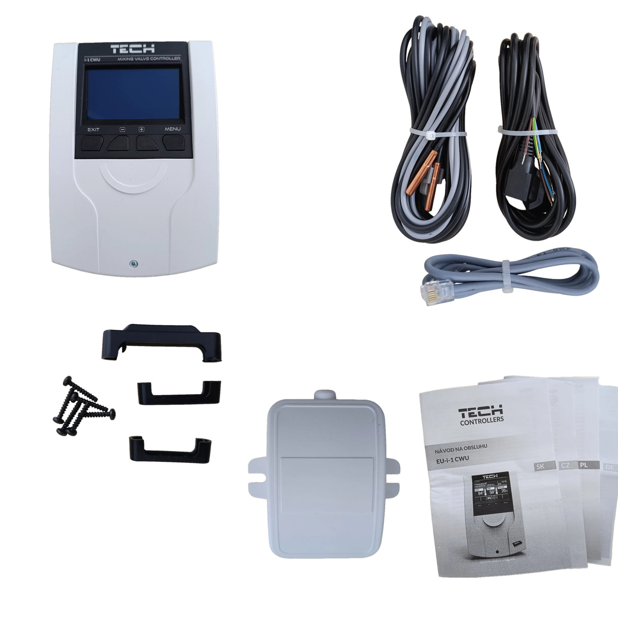 Regulátor topného okruhu TECH i-1 CWU ekvitermně řízený – směšovací ventil + čerpadlo teplé vody