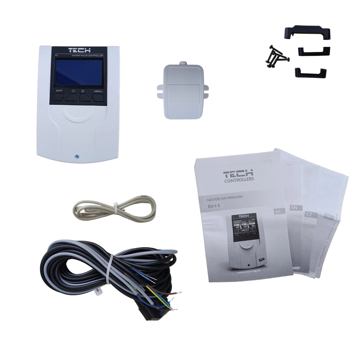 Controlador de válvula mezcladora TECH EU-i-1 de 3/4 vías - curva de calentamiento y protección de retorno