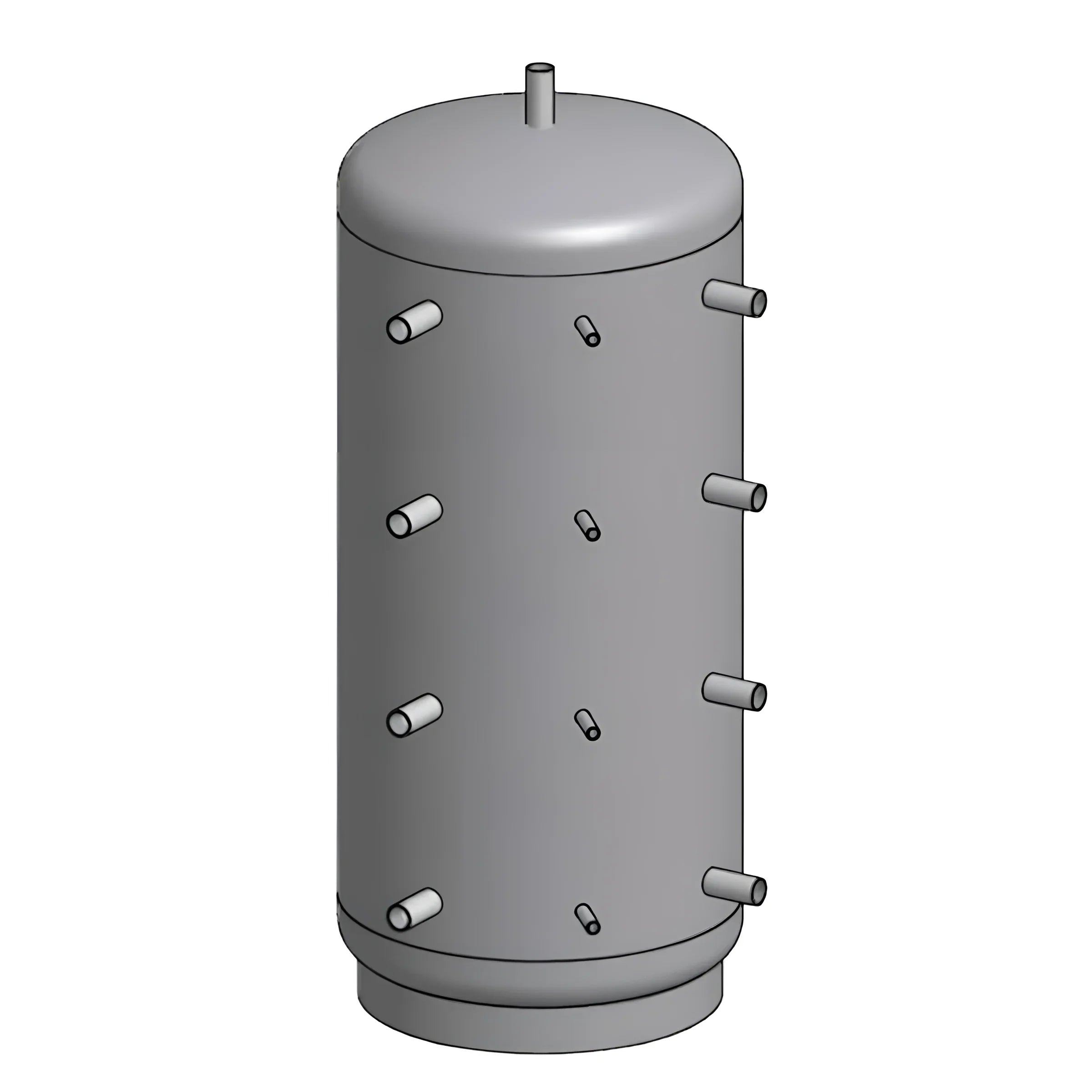 Pufferspeicher ohne Wärmetauscher, effizienter Heizspeicher für Holzvergaser 🔥, 35 kW, umweltfreundlich 🌱