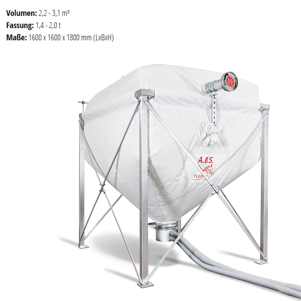 A.B.S. Silo de pellets padrão Flexilo
