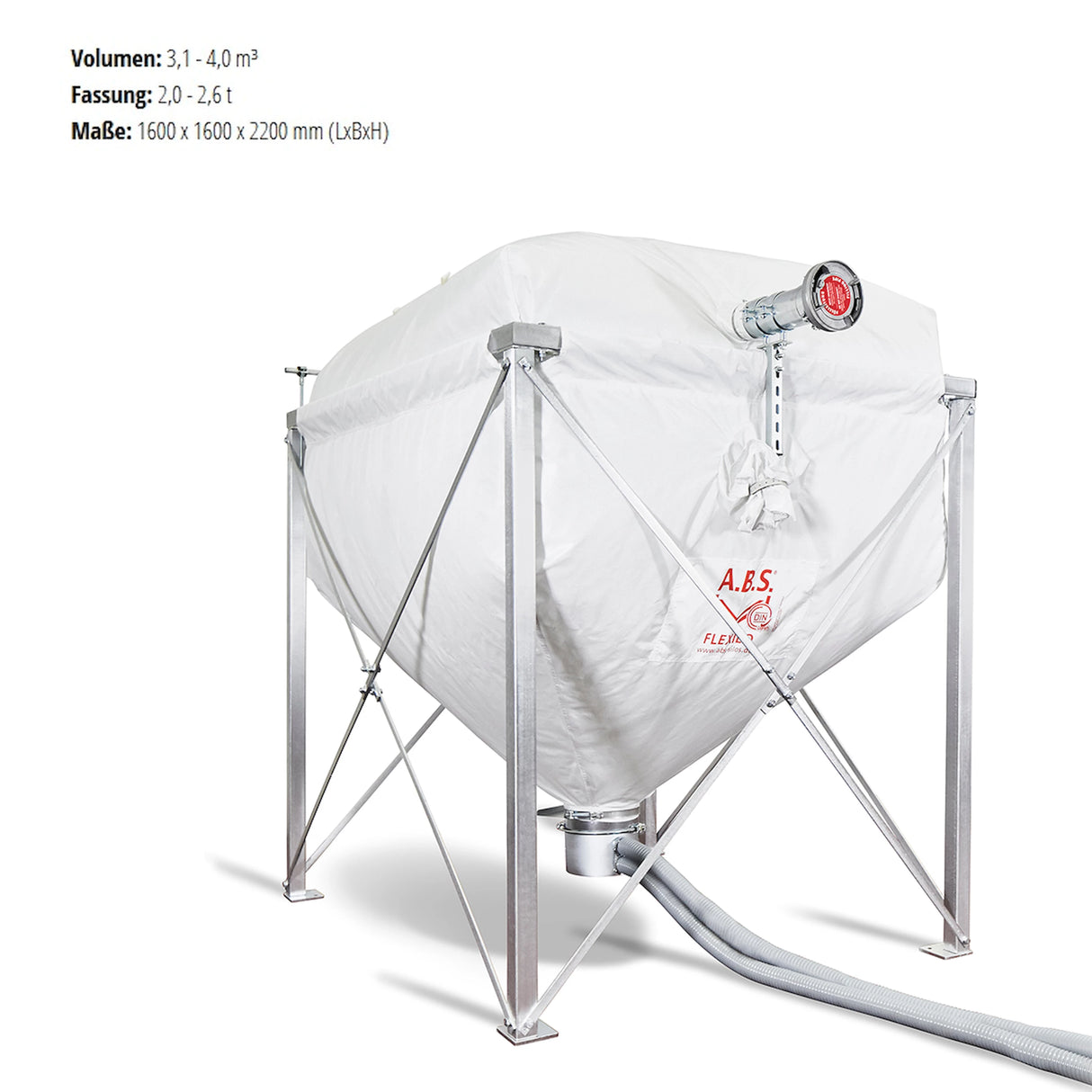 A.B.S. Silo de pellets padrão Flexilo