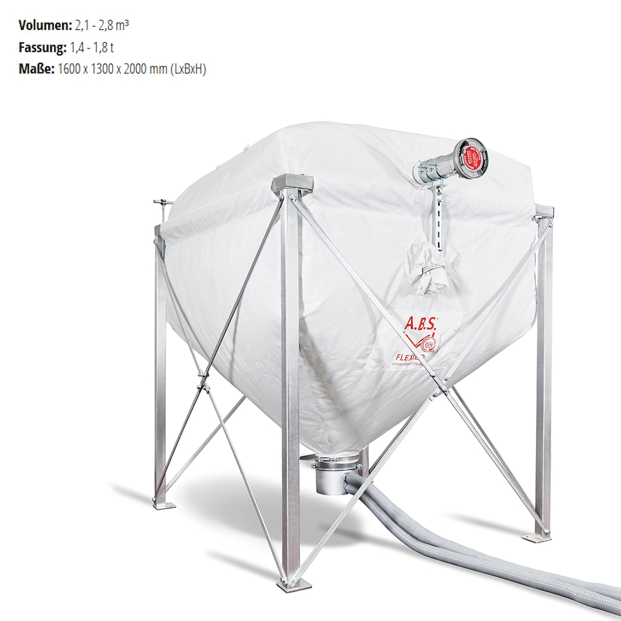 A.B.S. Silo de pellets padrão Flexilo