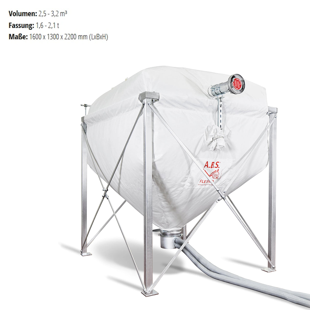 A.B.S. Silo de pellets padrão Flexilo