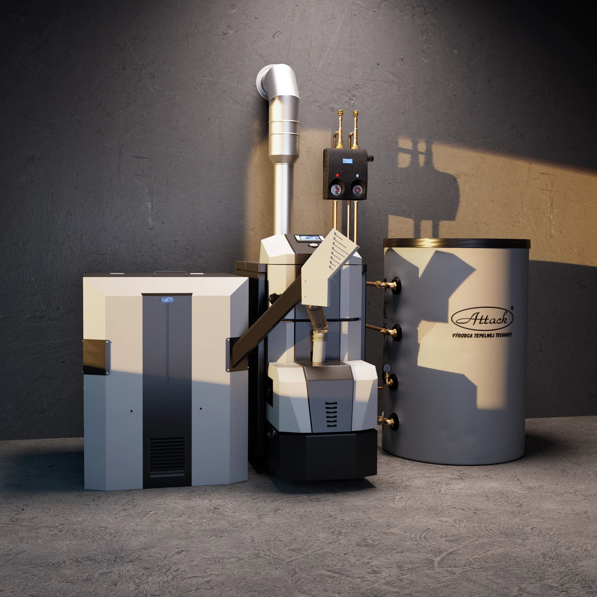 Caldera de pellets Attack Pellet 30 Automatic Plus: robusta, duradera y eficiente