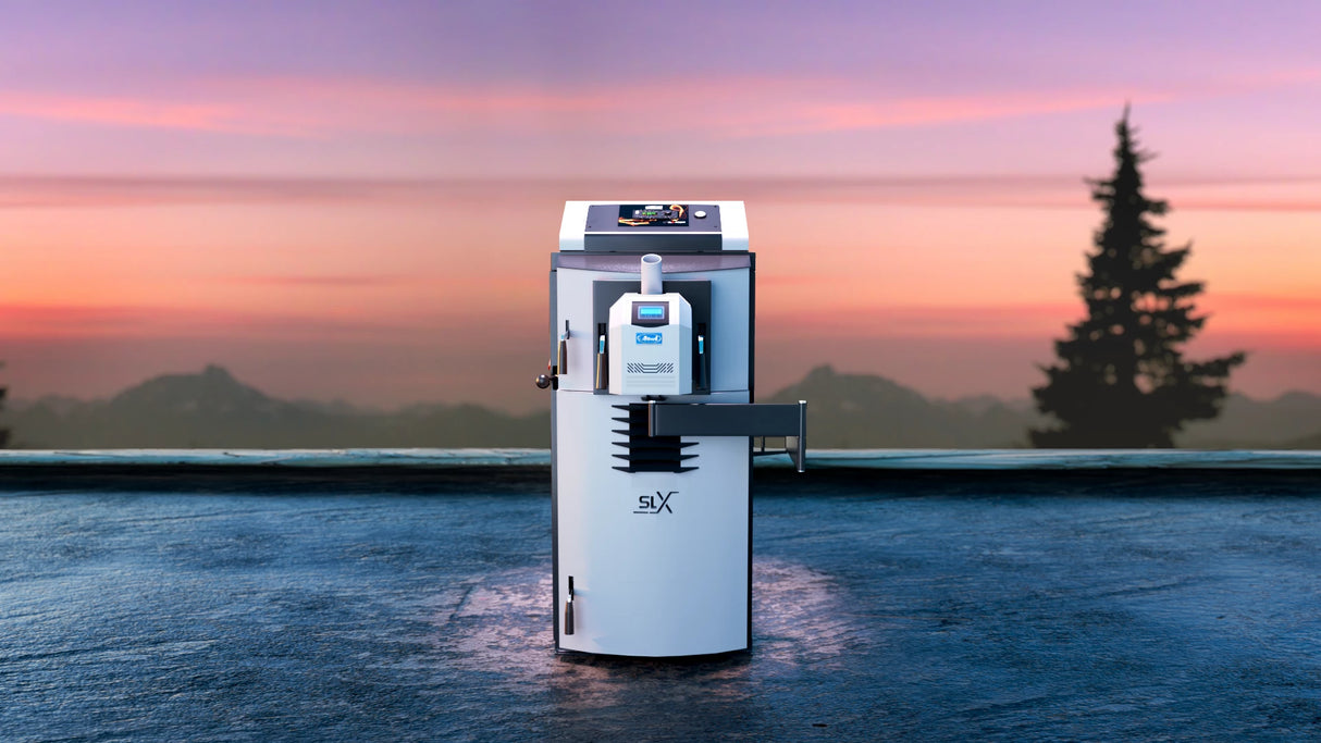 Attack SLX Combi 30 kW - λέβητας ξύλου και πέλλετ - θερμαίνεται αποτελεσματικά