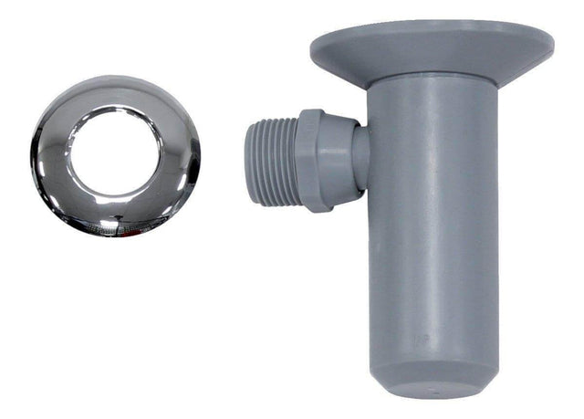 Ablauftrichter mit Siphon und verchromter Rosette für Vaillant Geräte - GEMA Shop