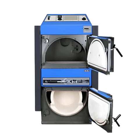 ATMOS KC 25 S Kohlevergaser 26 kW – Festbrennstoffkessel für Braunkohle - GEMA Shop