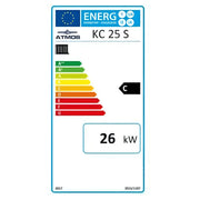 ATMOS KC 25 S ogļu gāzifikators 26 kW – cietā kurināmā katls brūnoglēm - GEMA veikals