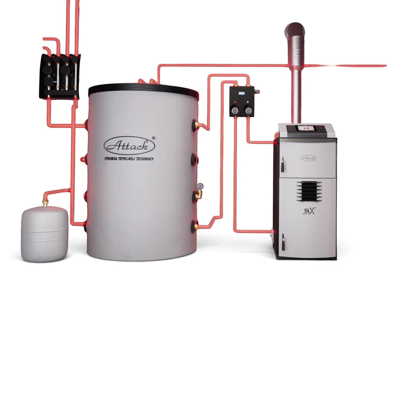 Caldera de gasificación de leña ATTACK SLX 45 PROFI 45 kW