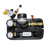 Solarstation Pumpengruppe  Hocheffizienzpumpe.