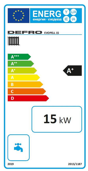 Pelletkessel EVOPELL von Defro 8 kW | 15 kW (förderfähig) - GEMA Shop