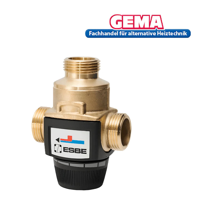 Dreiwegemischer ESBE VTC 422 aus Messing für effiziente Temperaturregelung - GEMA Shop