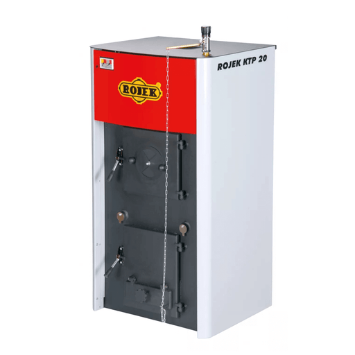 Vergaserkessel Rojek KTP 20 🔥 für Holz, Braunkohle und Biomasse, effizient & vielseitig.
