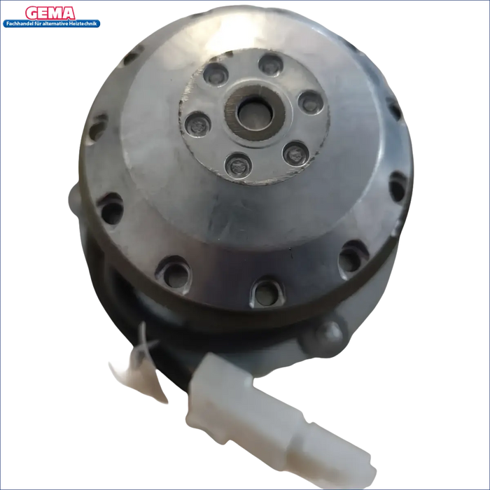 Silberfarbiger runder Motor mit elektrischem Anschluss für Attack DPX 30-45 kW SLX 40-55kW