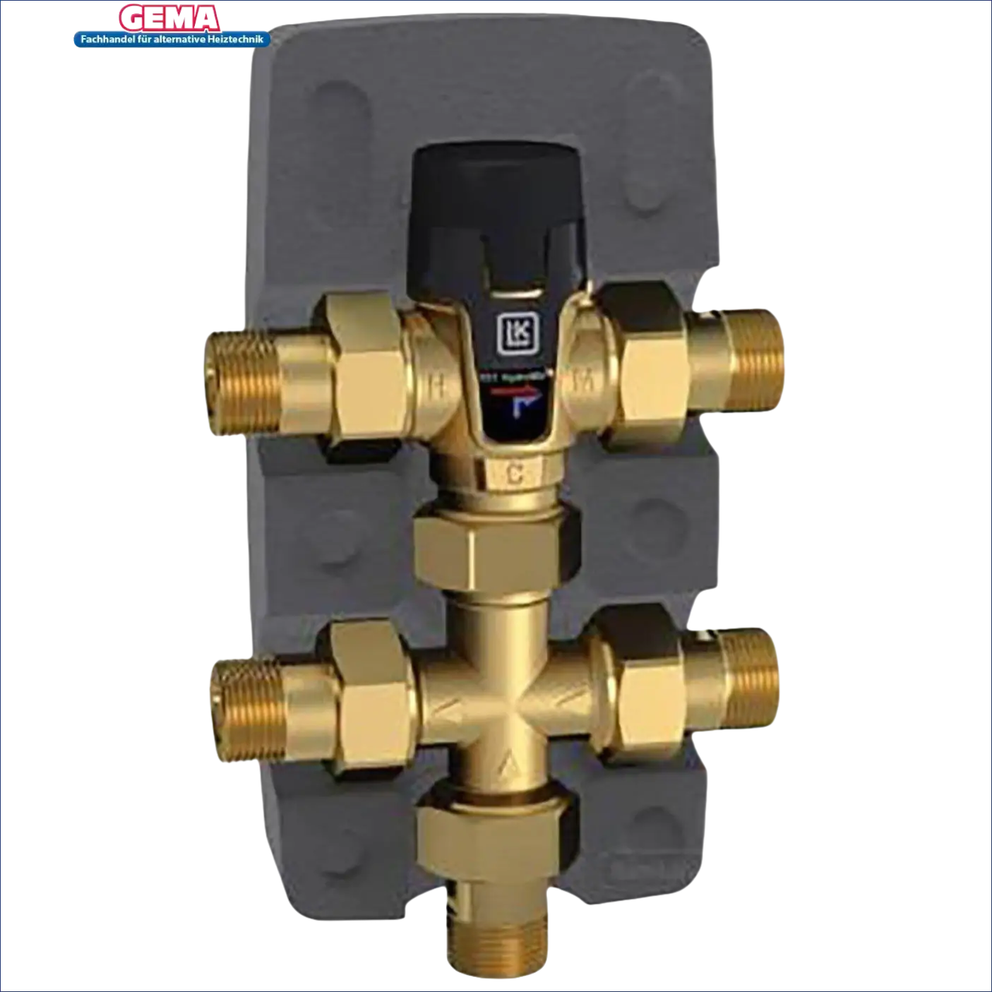 Brass Thermostatic Mischventil für HydroKit Warmwasserzirkulation LK 551 HWC 3/4