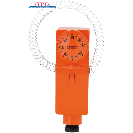 Orangeimmersungsthermostat mit gewelltem Sensor für IMIT Anlegethermostat TCE BRC