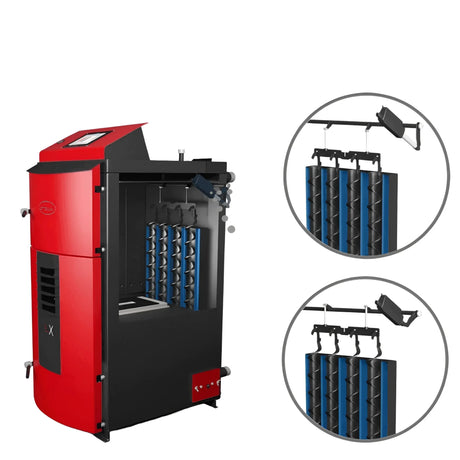Komplettpaket Holzvergaser Attack SLX Lambda Touch 35 kW mit Pufferspeicher - GEMA Shop