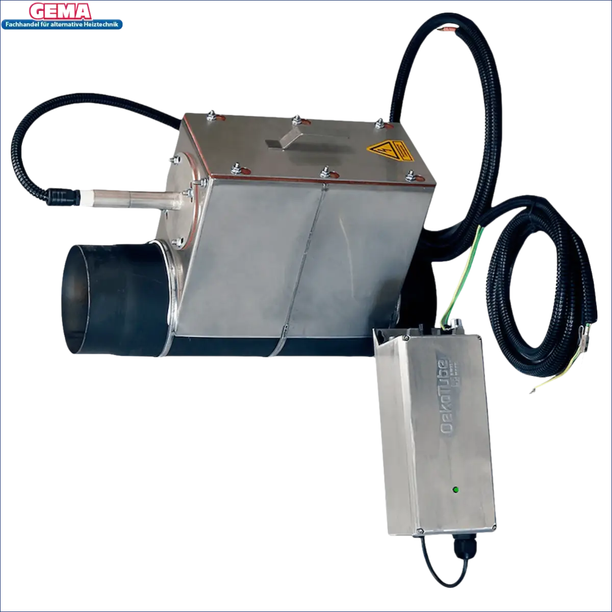 Stainless steel UV-Desinfektionssystem für Partikelabscheider in Holzfeuerungen
