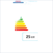 Energieeffizienzlabel auf Pelletheizung Komplettpaket mit Thermoflux Pelling ECO 25