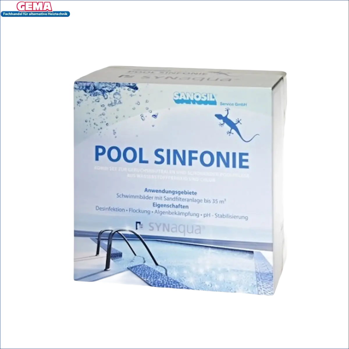 PoolSinfonie Poolwasserpflege Produkt zur Wasserbehandlung für sauberes Poolwasser