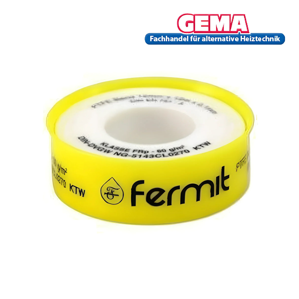 PTFE Gewindedichtband DIN EN751-3 Klasse FRp 12mmx12m-60g/m².