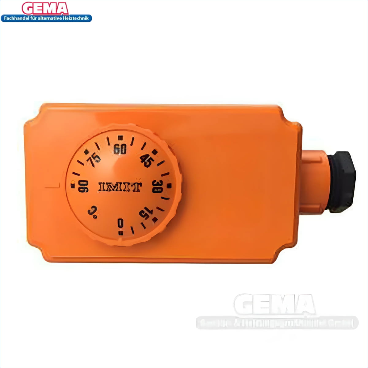 Orange Regelthermostat inkl mit Dail für automatische Temperaturregelung 0°C-90°C