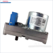 Silberner und grauer Motor mit blauer Verbindung für Schneckenmotor Thermoflux Pelling Eco