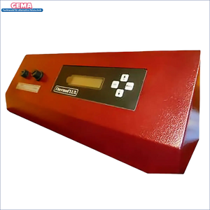 Rotes elektronisches Gerät mit Display und Tasten für ThermoFlux Pelling ECO Interio Minitherm Aqua