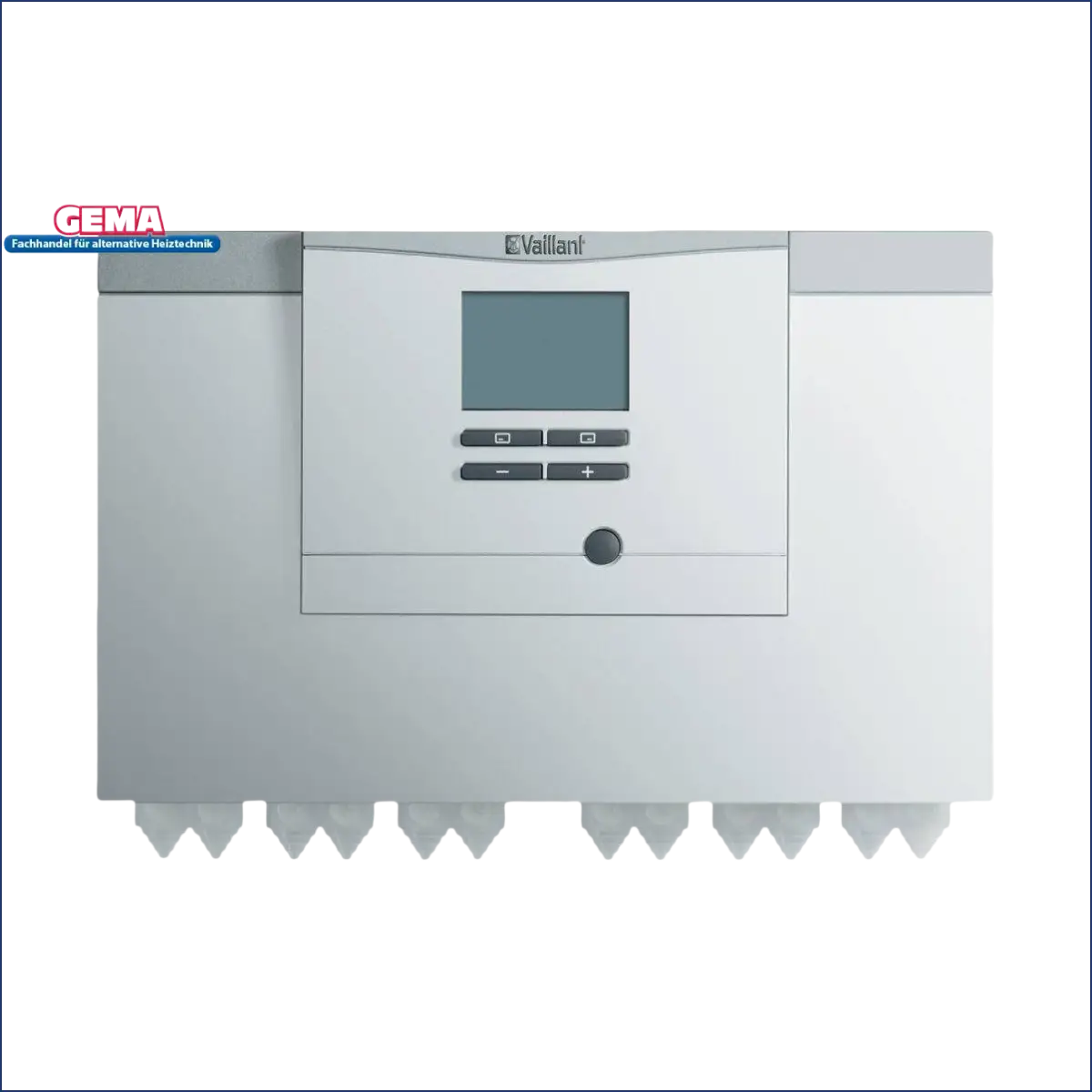 Wall-mounted Vaillant boiler with digital display for the Vaillant VWZ AI Wärmepumpen-Steuerungssystem