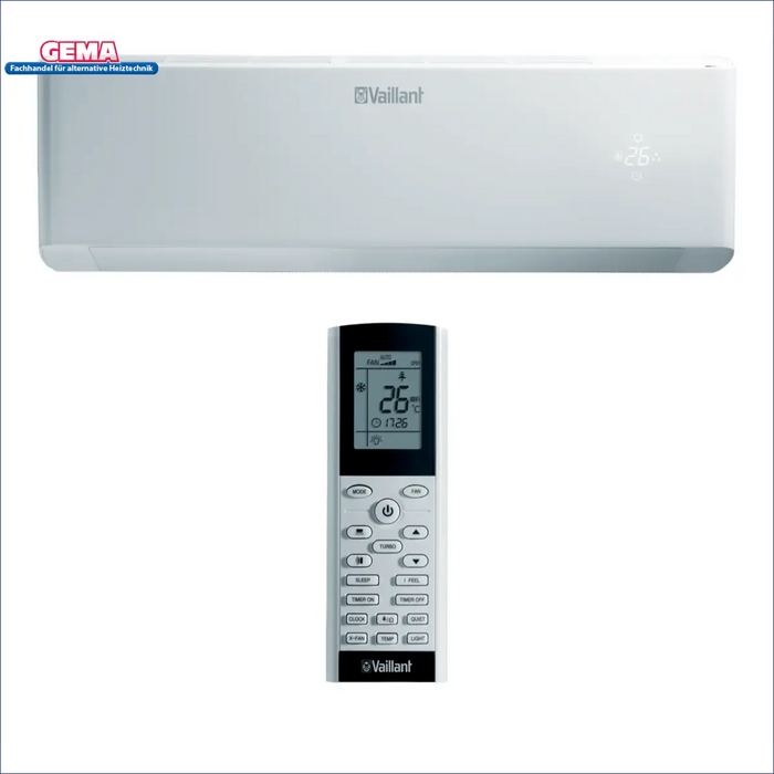 Vaillant klimaVAIR Klimagerät mit Fernbedienung 📱 und digitaler Anzeige 💡 für optimale Temperaturen 🌡️
