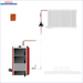 Schema des Heizsystems für den Witterungsgeführter Heizkreisregler EU-i-1 mit LCD-Display
